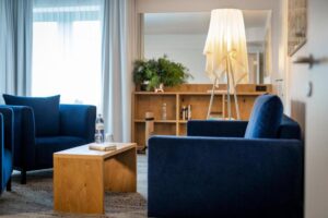 Luxuriöses Interieur einer Suite im ARCOTEL Wimberger Wien