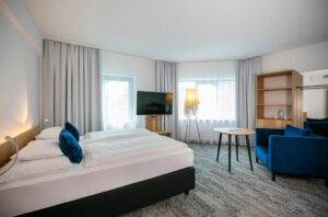 Luxuriöses Interieur einer Suite im ARCOTEL Wimberger Wien