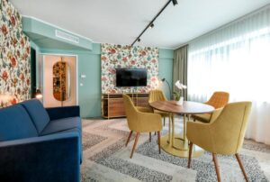 Luxuriöses Interieur einer Suite im ARCOTEL Wimberger Wien