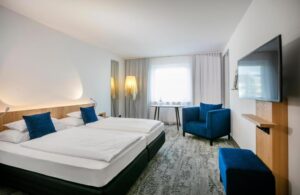 Luxuriöses Interieur einer Suite im ARCOTEL Wimberger Wien