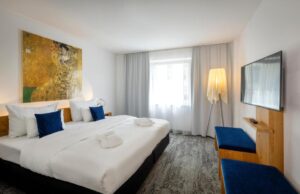 Luxuriöses Interieur einer Suite im ARCOTEL Wimberger Wien